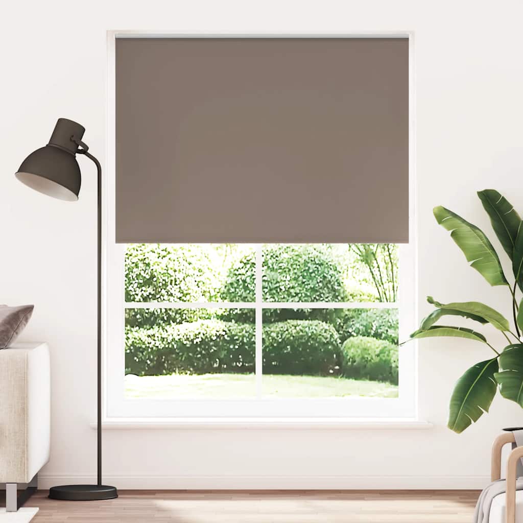 Roller blind blackout 144.4x230 cm Fabric Width 140 cm coffee
