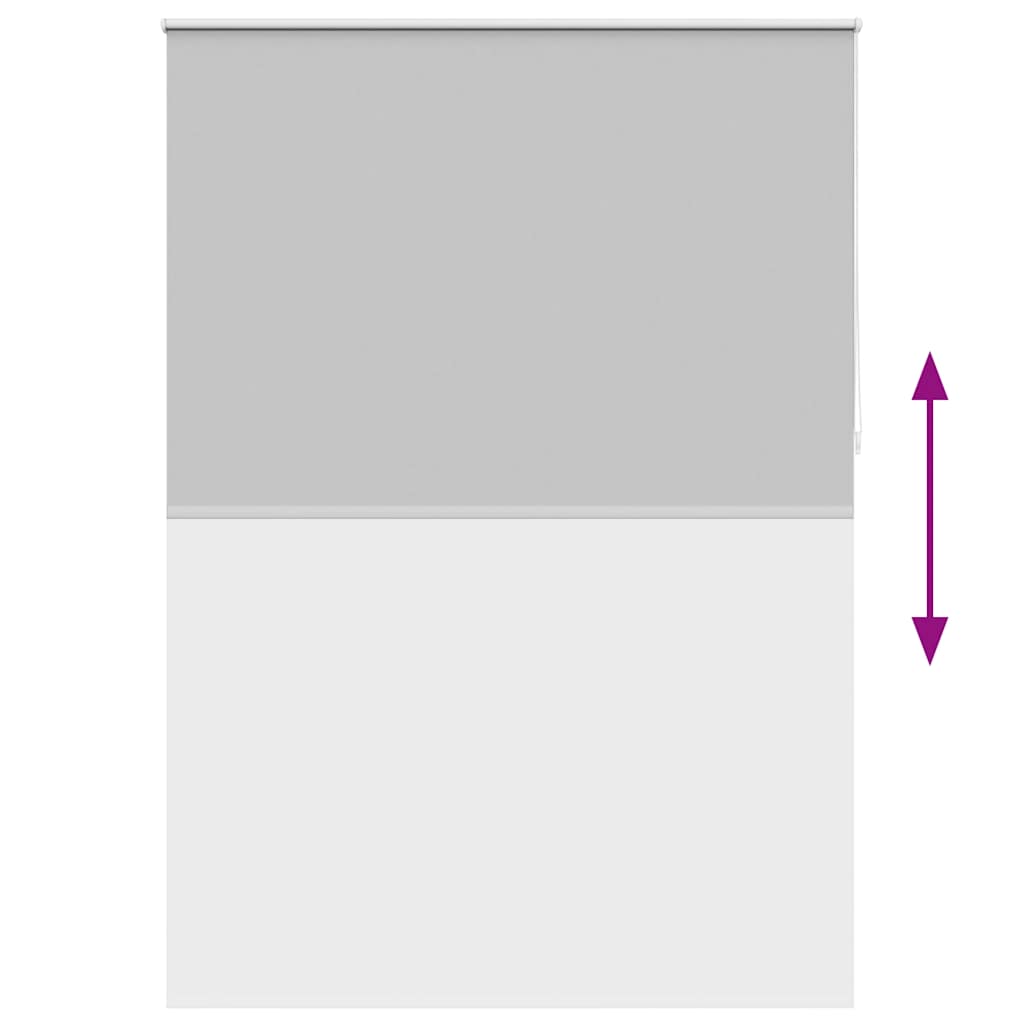 Roller blind blackout 144.4x230 cm Fabric Width 140 cm grey