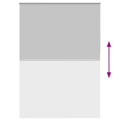 Roller blind blackout 144.4x230 cm Fabric Width 140 cm grey