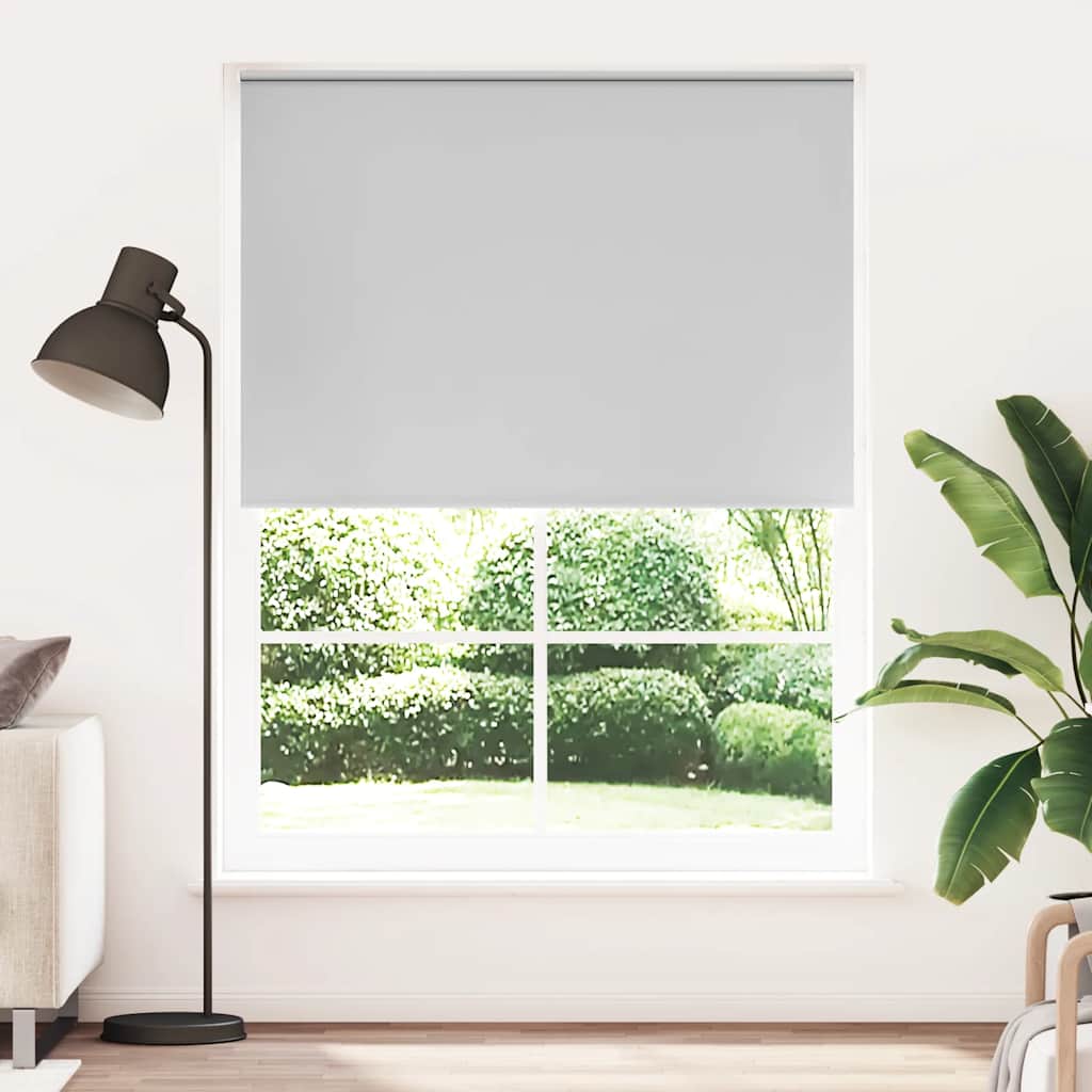 Roller blind blackout 144.4x230 cm Fabric Width 140 cm grey