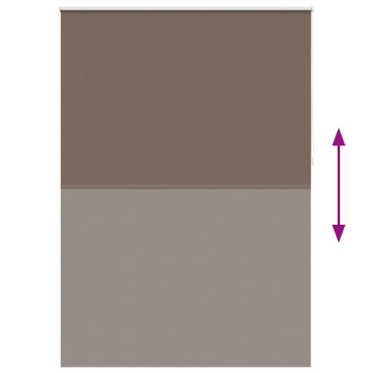Roller blind blackout 164.4x230 cm Fabric Width 160 cm coffee