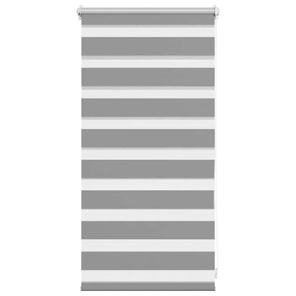 Zebra blind 40.9x100 cm Fabric Width 36.7 cm grey