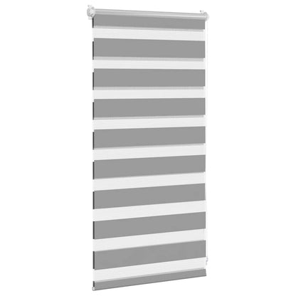Zebra blind 40.9x100 cm Fabric Width 36.7 cm grey