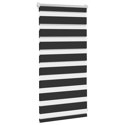 Zebra blind 40.9x100 cm Fabric Width 36.7 cm black