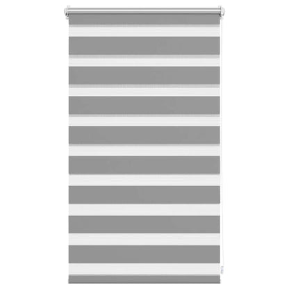 Zebra blind 50.9x100 cm Fabric Width 46.7 cm grey