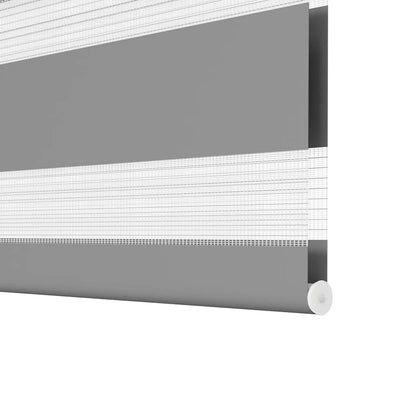 Zebra blind 50.9x100 cm Fabric Width 46.7 cm grey