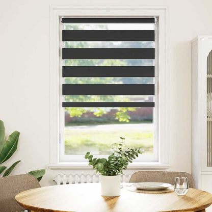 Zebra blind 50.9x100 cm Fabric Width 46.7 cm black