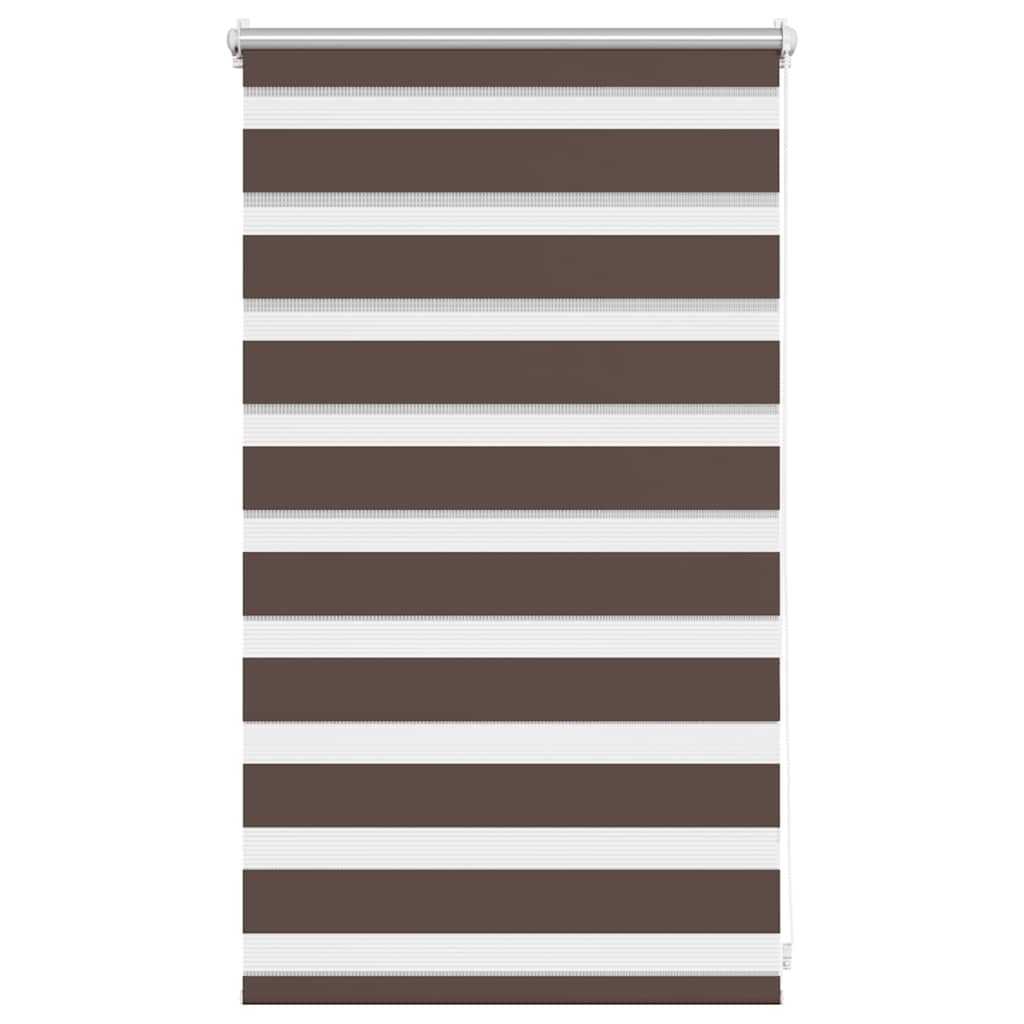 Zebra blind 50.9x100 cm Fabric Width 46.7 cm coffee
