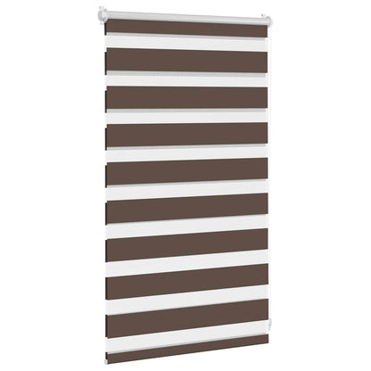 Zebra blind 50.9x100 cm Fabric Width 46.7 cm coffee