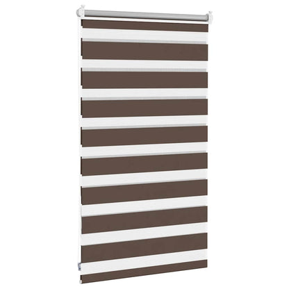 Zebra blind 50.9x100 cm Fabric Width 46.7 cm coffee