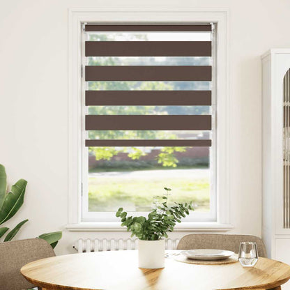 Zebra blind 50.9x100 cm Fabric Width 46.7 cm coffee