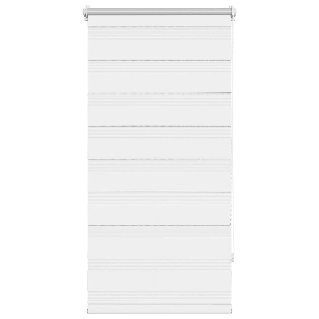 Zebra blind 60.9x120 cm Fabric Width 56.7 cm white
