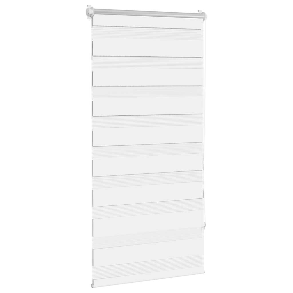 Zebra blind 60.9x120 cm Fabric Width 56.7 cm white