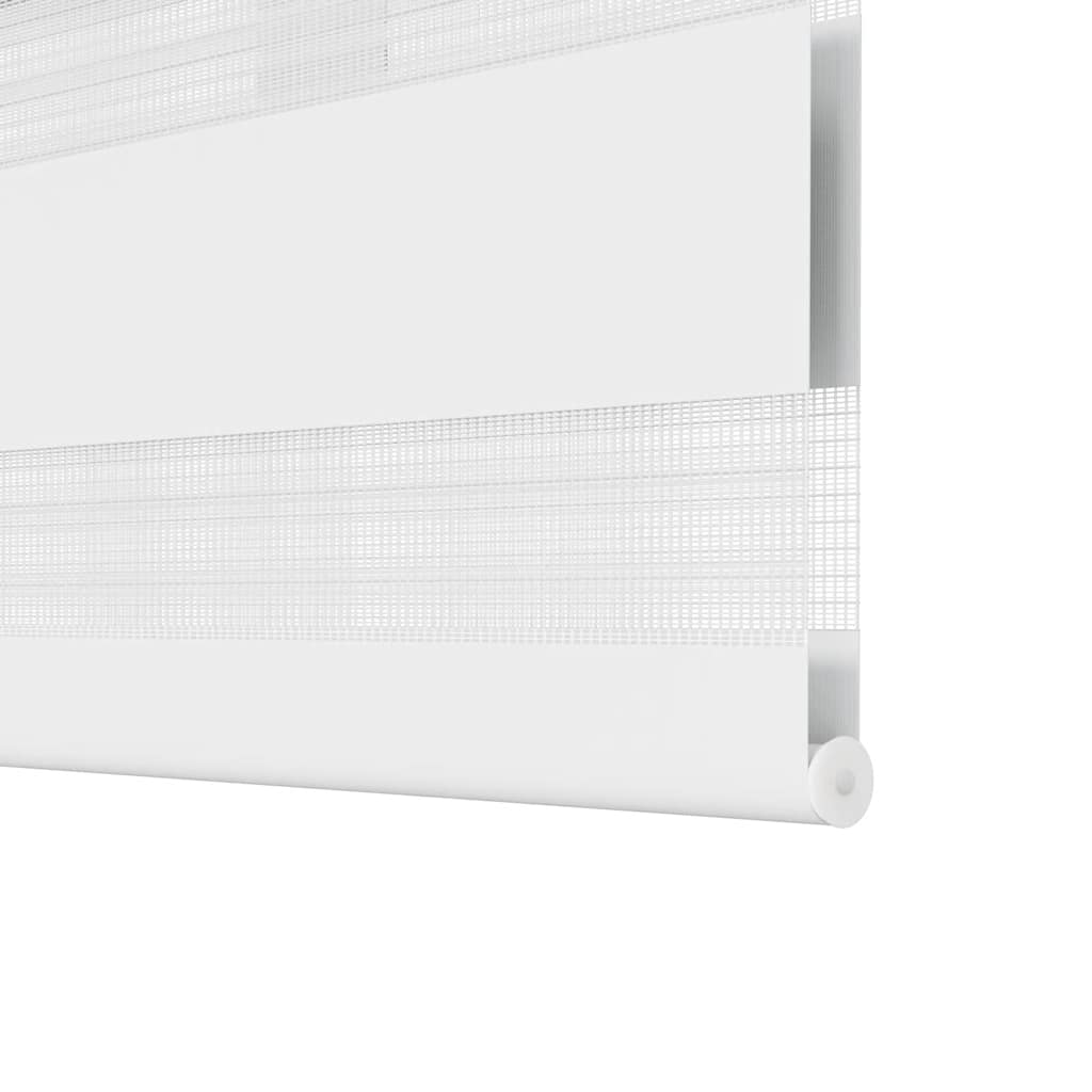 Zebra blind 60.9x120 cm Fabric Width 56.7 cm white