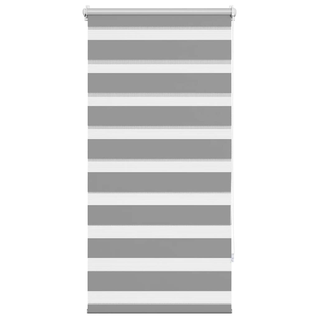 Zebra blind 60.9x120 cm Fabric Width 56.7 cm grey