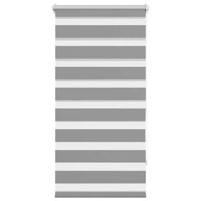 Zebra blind 60.9x120 cm Fabric Width 56.7 cm grey