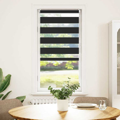 Zebra blind 60.9x120 cm Fabric Width 56.7 cm black