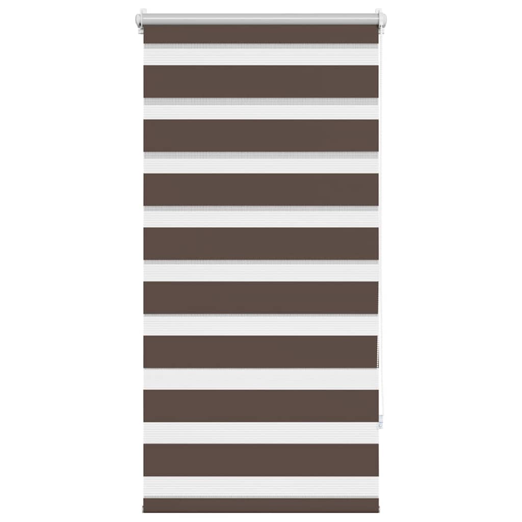 Zebra blind 60.9x120 cm Fabric Width 56.7 cm coffee