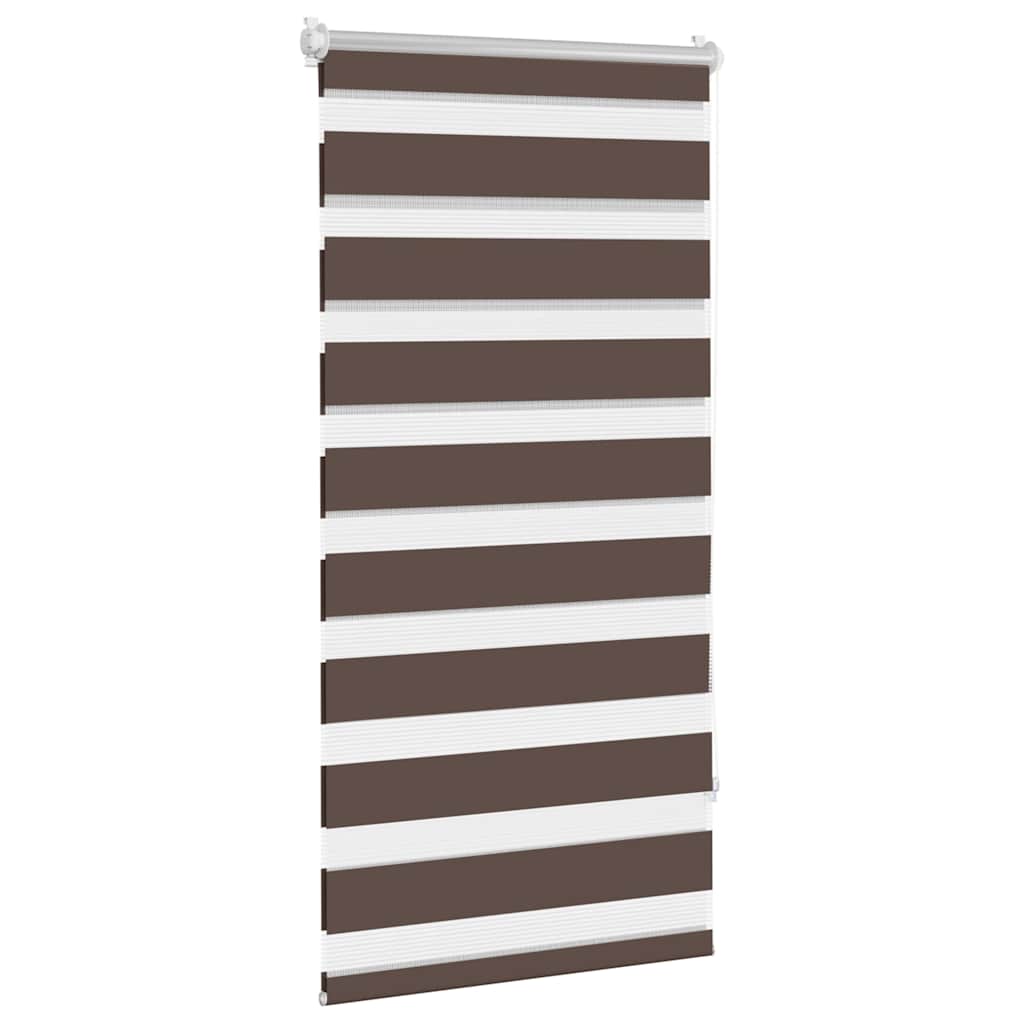 Zebra blind 60.9x120 cm Fabric Width 56.7 cm coffee