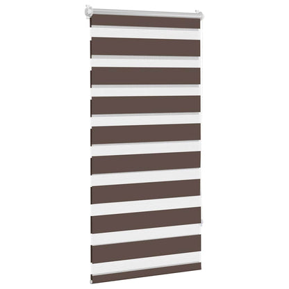 Zebra blind 60.9x120 cm Fabric Width 56.7 cm coffee