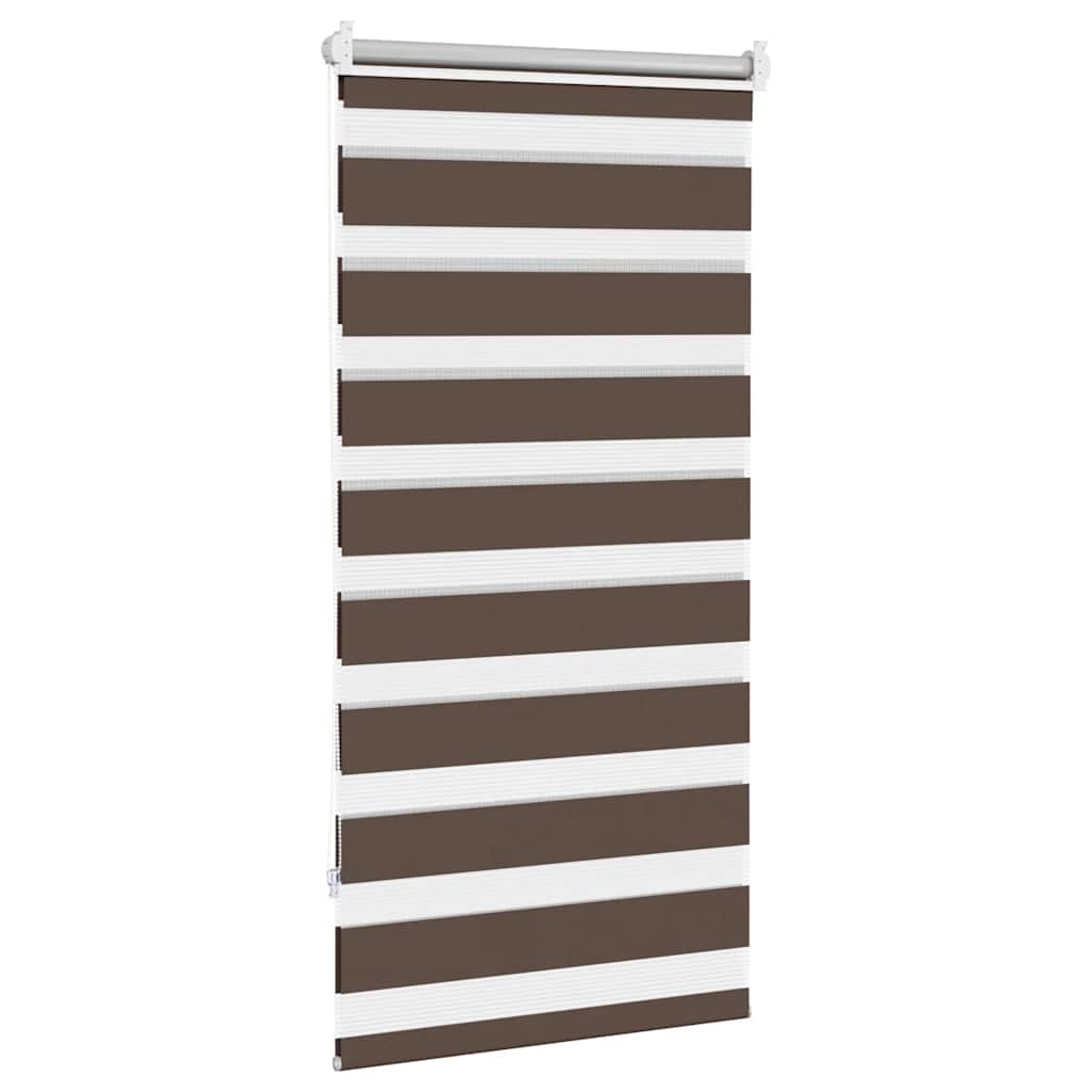 Zebra blind 60.9x120 cm Fabric Width 56.7 cm coffee