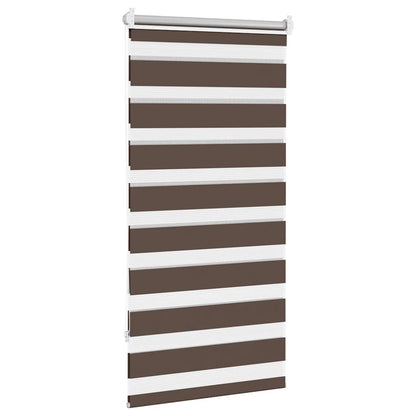 Zebra blind 60.9x120 cm Fabric Width 56.7 cm coffee