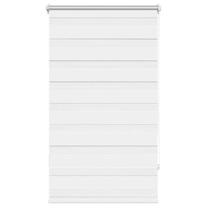Zebra blind 70.9x120 cm Fabric Width 66.7 cm white