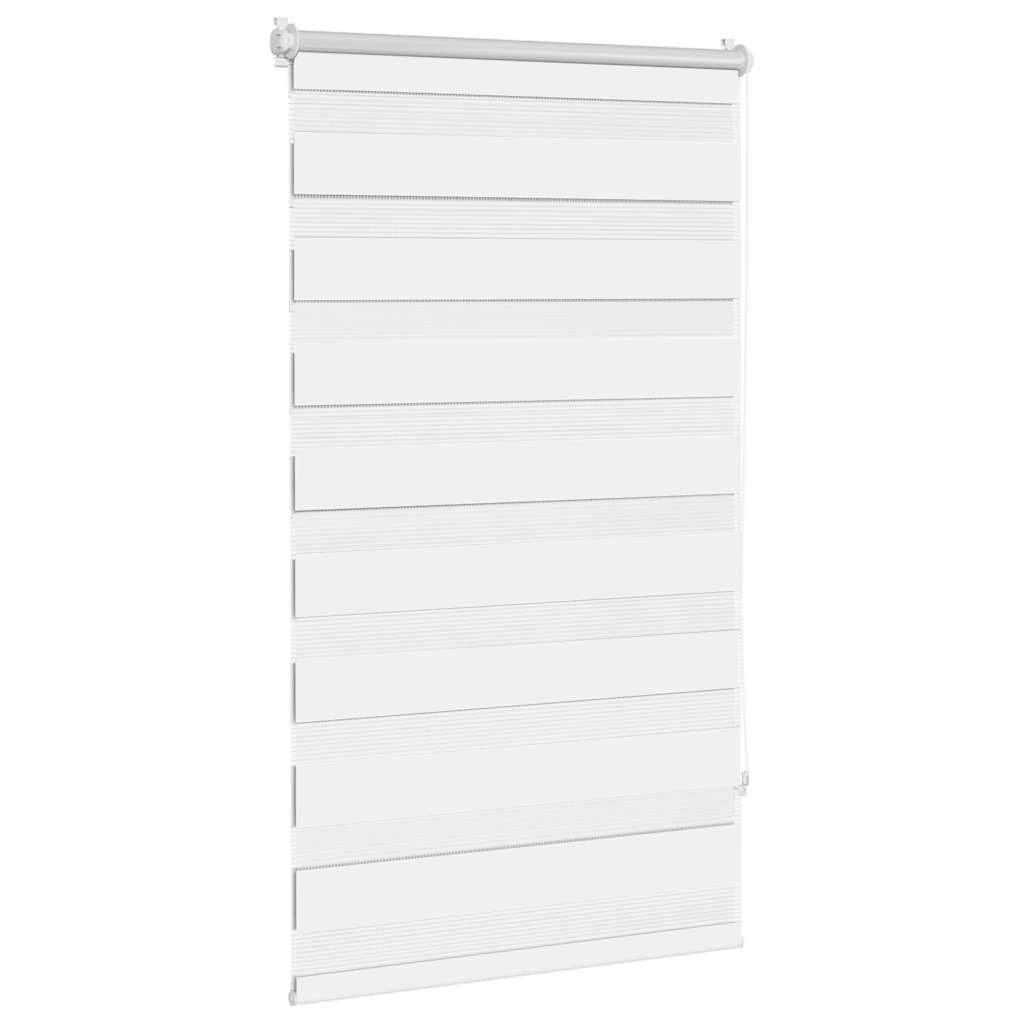 Zebra blind 70.9x120 cm Fabric Width 66.7 cm white