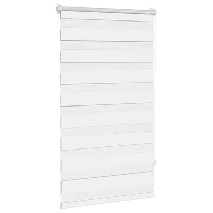Zebra blind 70.9x120 cm Fabric Width 66.7 cm white
