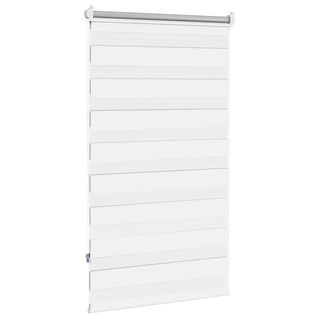 Zebra blind 70.9x120 cm Fabric Width 66.7 cm white