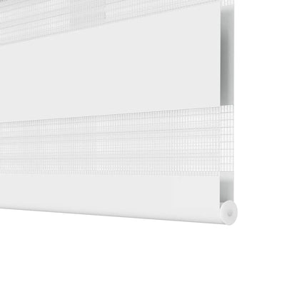 Zebra blind 70.9x120 cm Fabric Width 66.7 cm white