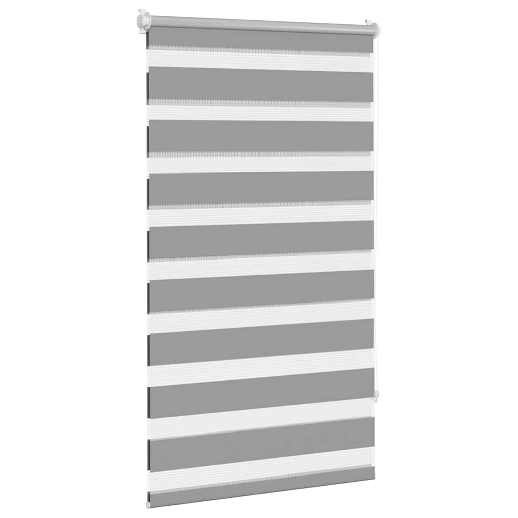 Zebra blind 70.9x120 cm Fabric Width 66.7 cm grey