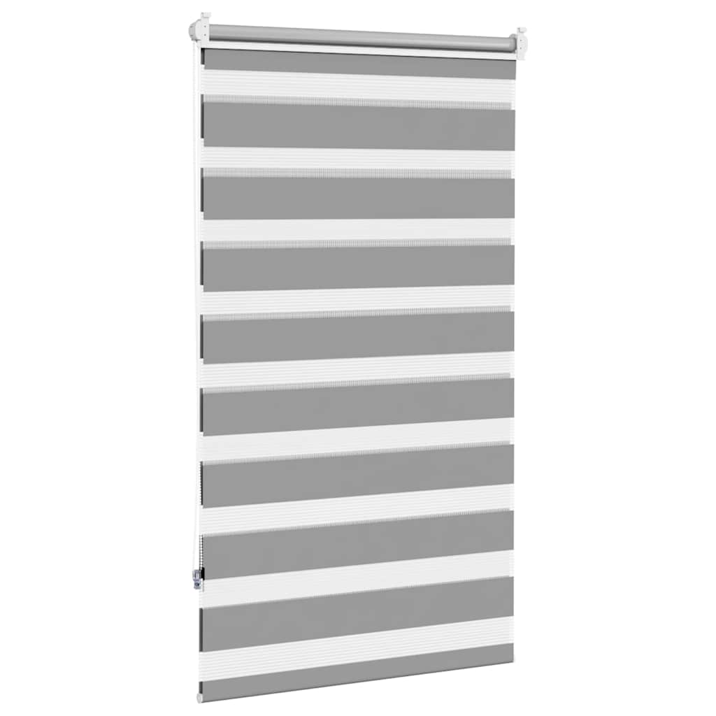Zebra blind 70.9x120 cm Fabric Width 66.7 cm grey