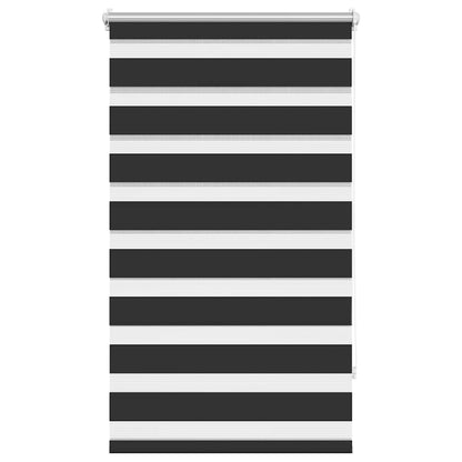 Zebra blind 70.9x120 cm Fabric Width 66.7 cm black