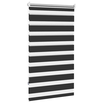 Zebra blind 70.9x120 cm Fabric Width 66.7 cm black