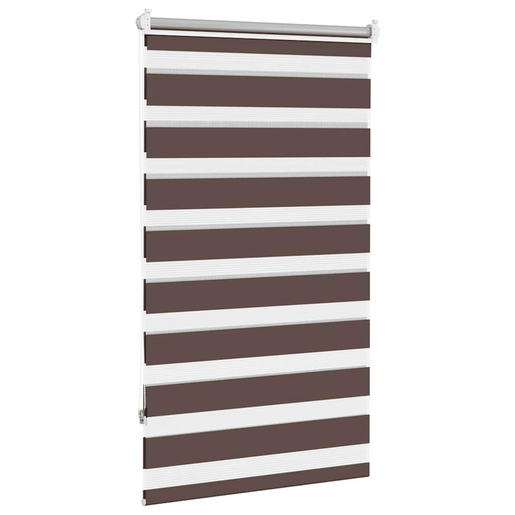 Zebra blind 70.9x120 cm Fabric Width 66.7 cm coffee