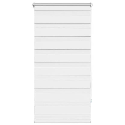 Zebra blind 80.9x150 cm Fabric Width 76.7 cm white