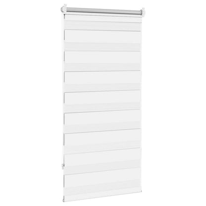 Zebra blind 80.9x150 cm Fabric Width 76.7 cm white