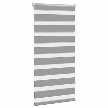 Zebra blind 80.9x150 cm Fabric Width 76.7 cm grey