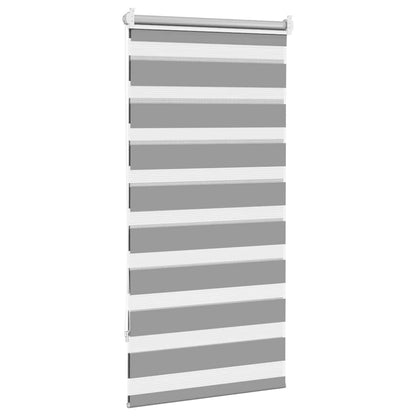 Zebra blind 80.9x150 cm Fabric Width 76.7 cm grey