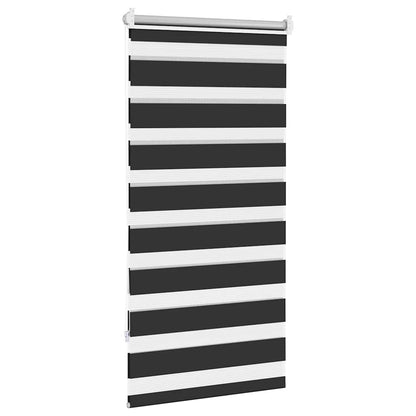 Zebra blind 80.9x150 cm Fabric Width 76.7 cm black