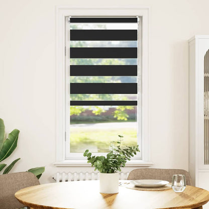 Zebra blind 80.9x150 cm Fabric Width 76.7 cm black