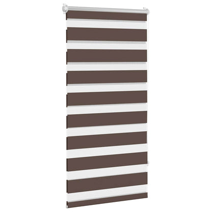 Zebra blind 80.9x150 cm Fabric Width 76.7 cm coffee