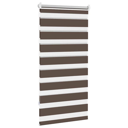 Zebra blind 80.9x150 cm Fabric Width 76.7 cm coffee