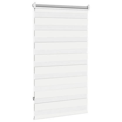 Zebra blind 90.9x150 cm Fabric Width 86.7 cm white