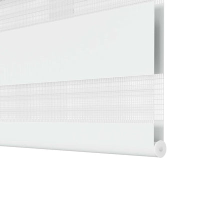 Zebra blind 90.9x150 cm Fabric Width 86.7 cm white