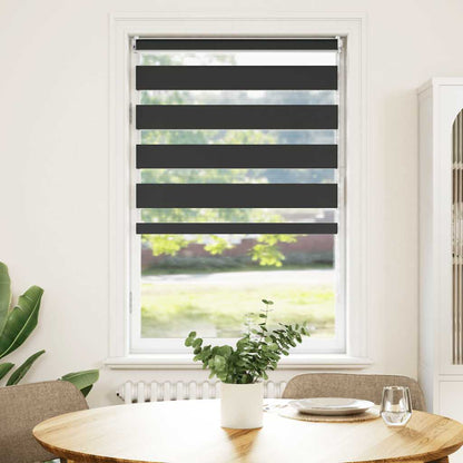 Zebra blind 90.9x150 cm Fabric Width 86.7 cm black