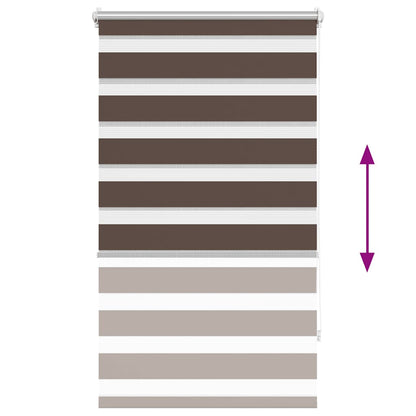Zebra blind 90.9x150 cm Fabric Width 86.7 cm coffee