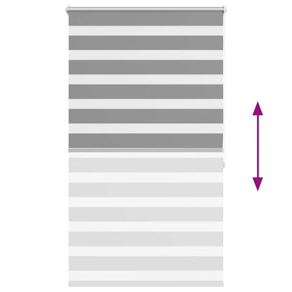 Zebra blind 100.9x175 cm Fabric Width 96.7 cm grey