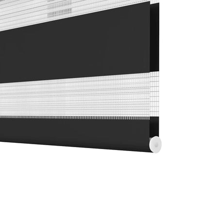 Zebra blind 100.9x175 cm Fabric Width 96.7 cm black
